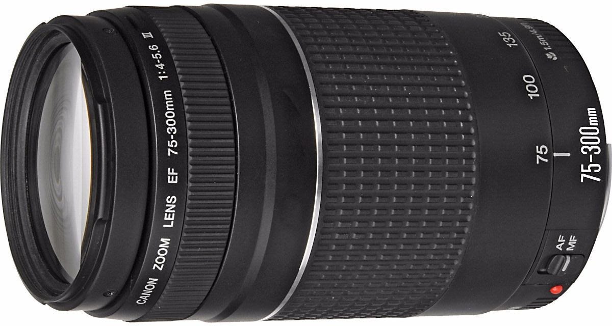 Canon EF 75–300mm III lens, representative variant